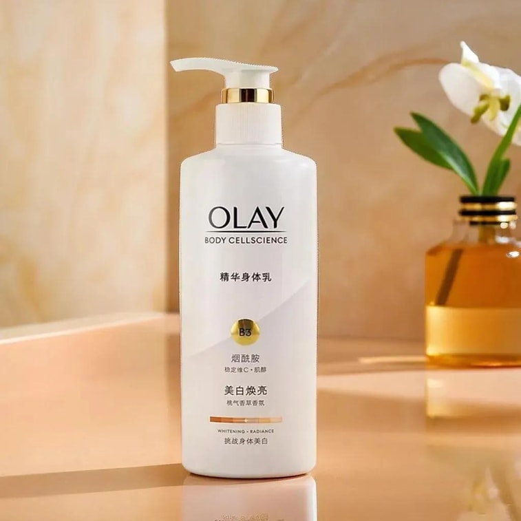 OLAY玉兰油 美白焕亮身体乳 B3烟酰胺保湿滋润 260g 14天实测美白【超白瓶】【超模刘雯同款】随机包装